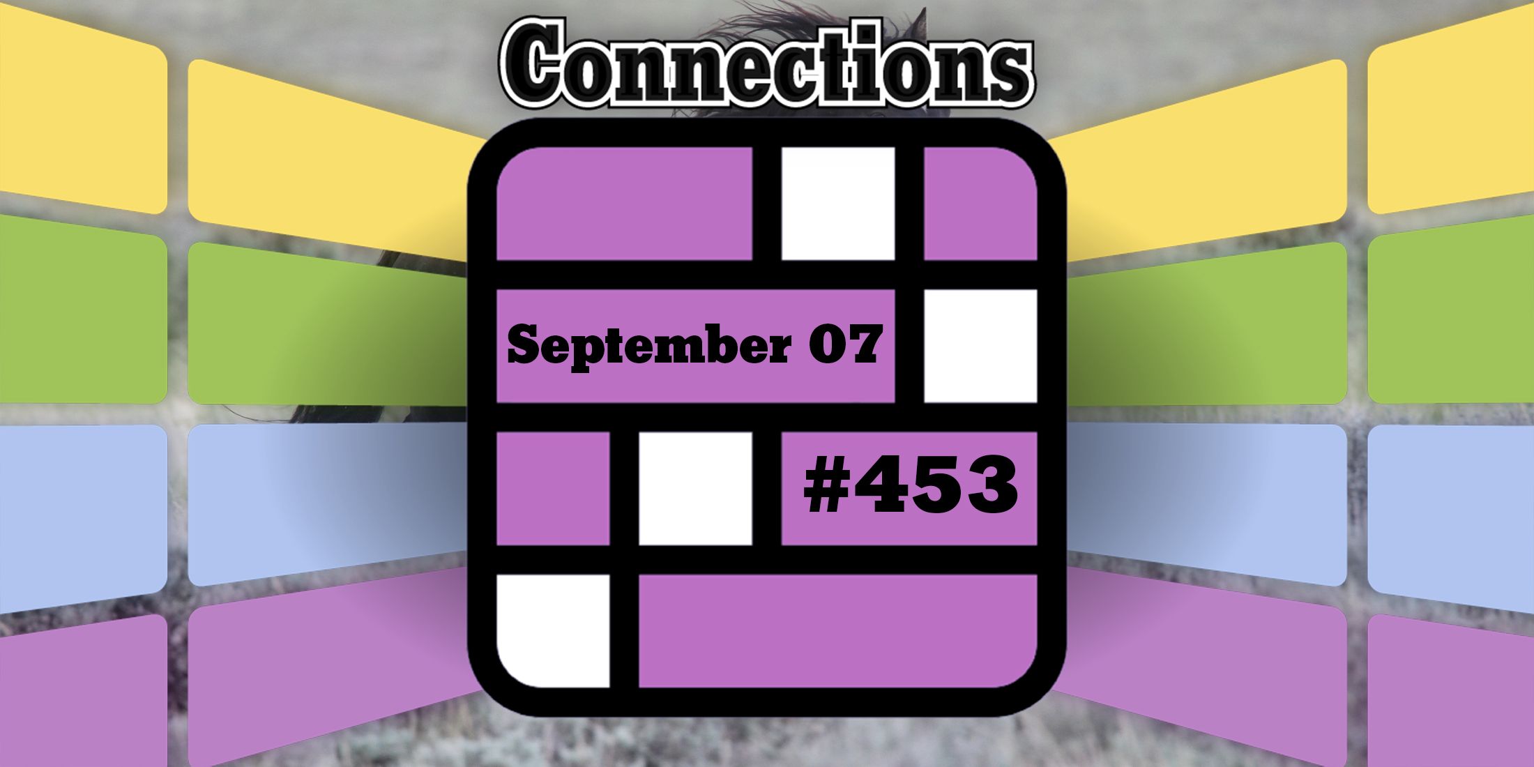 A mustang in Connections Header September 7