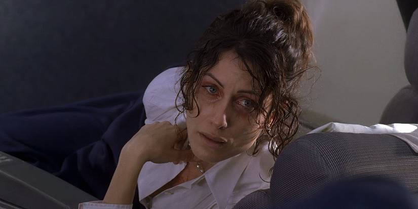 Cuddy looks ill with red around her eyes in House
