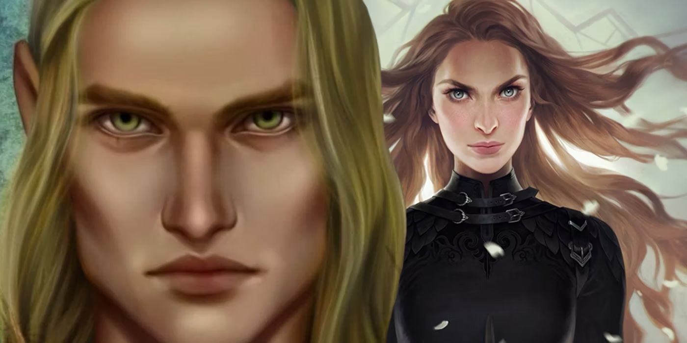 Imagen personalizada de Feyre y Tamlin de La Corte de Rosas y Espinas