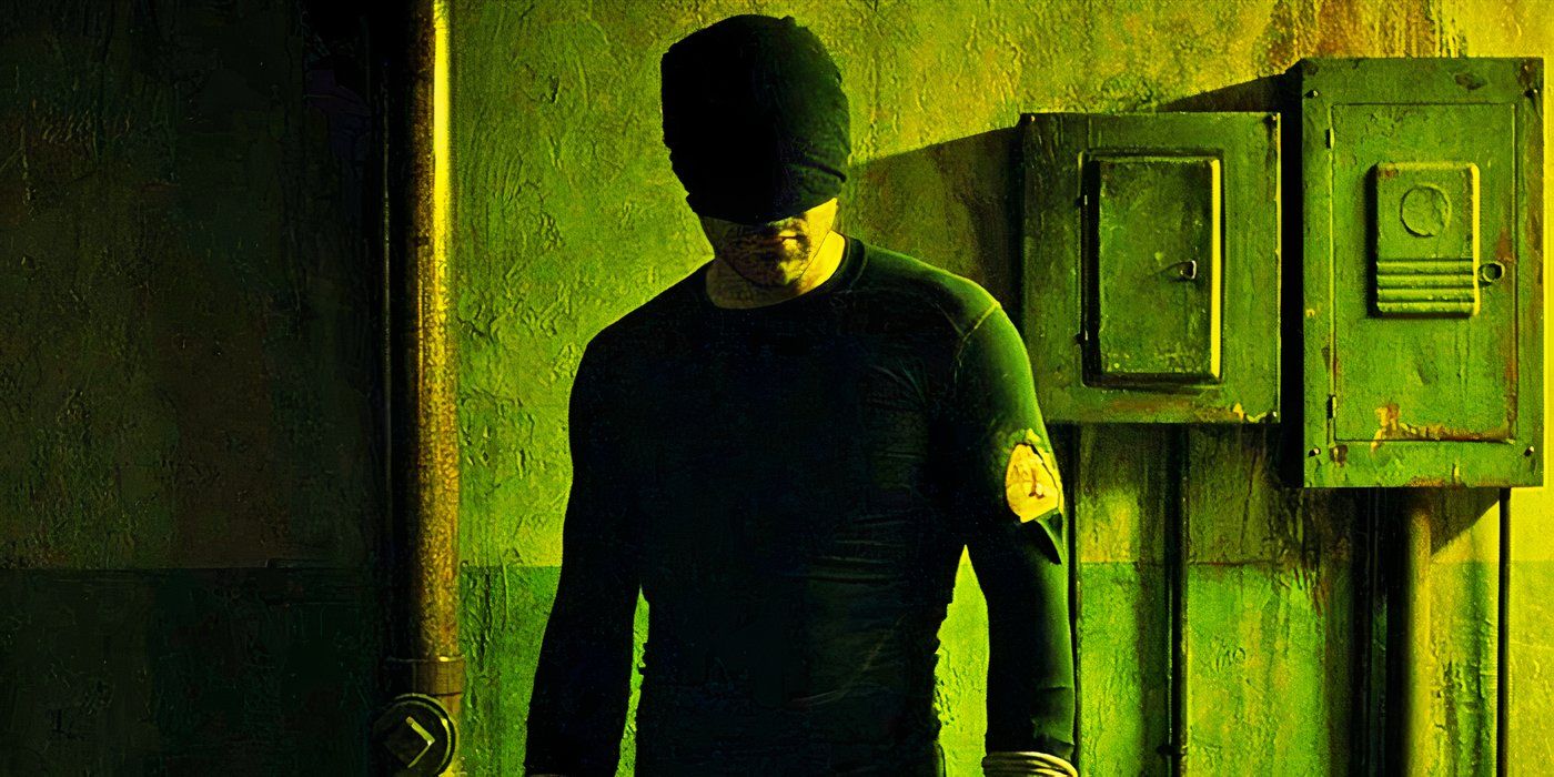 Daredevil está listo para su batalla en el pasillo en la temporada 1 de Daredevil