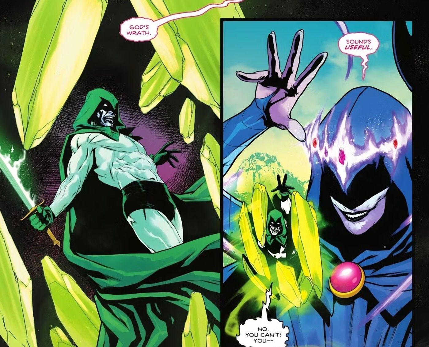 Dark Raven contro Spectre stabilisce l'eroe più potente della DC