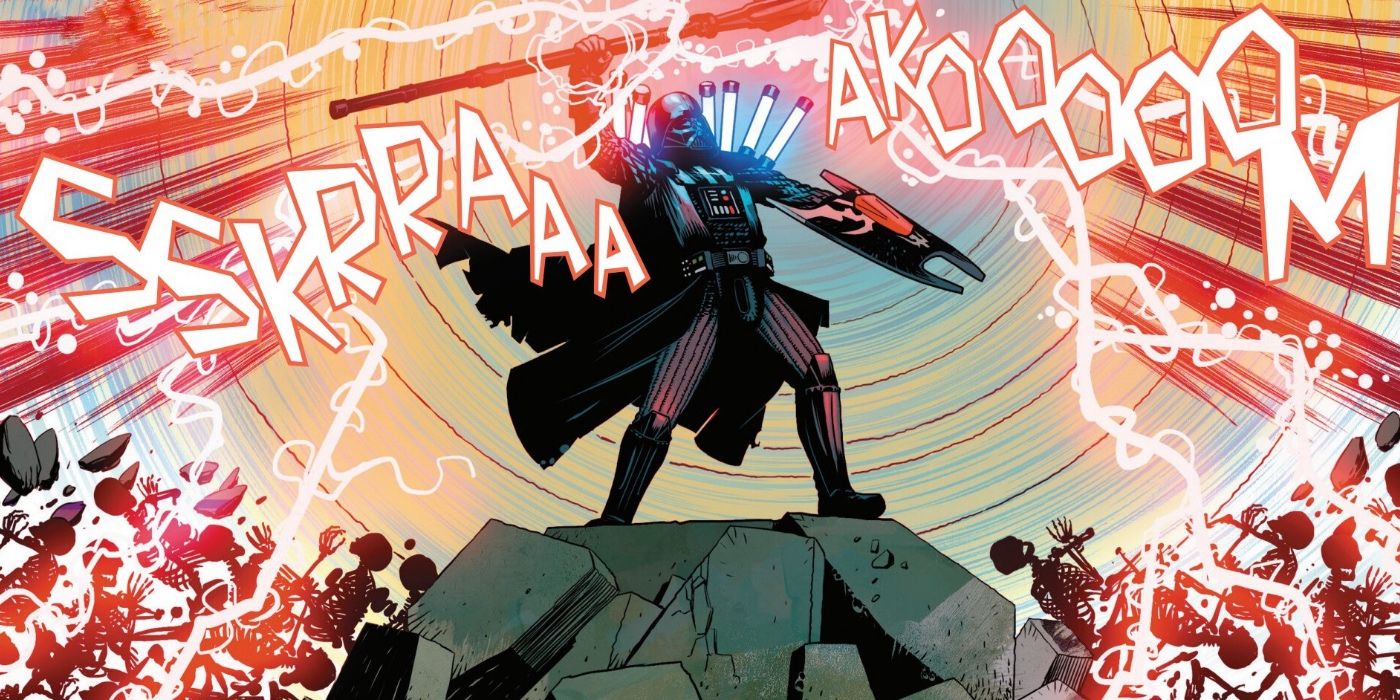 Darth Vader Vaporizando Stormtroopers em Darth Vader #50