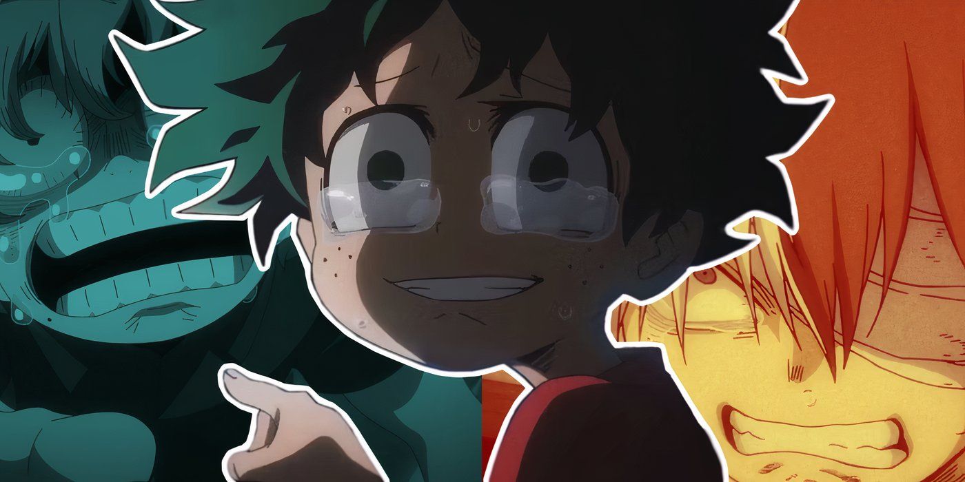 Sad Deku Shigaraki and Todoroki My Hero Academia