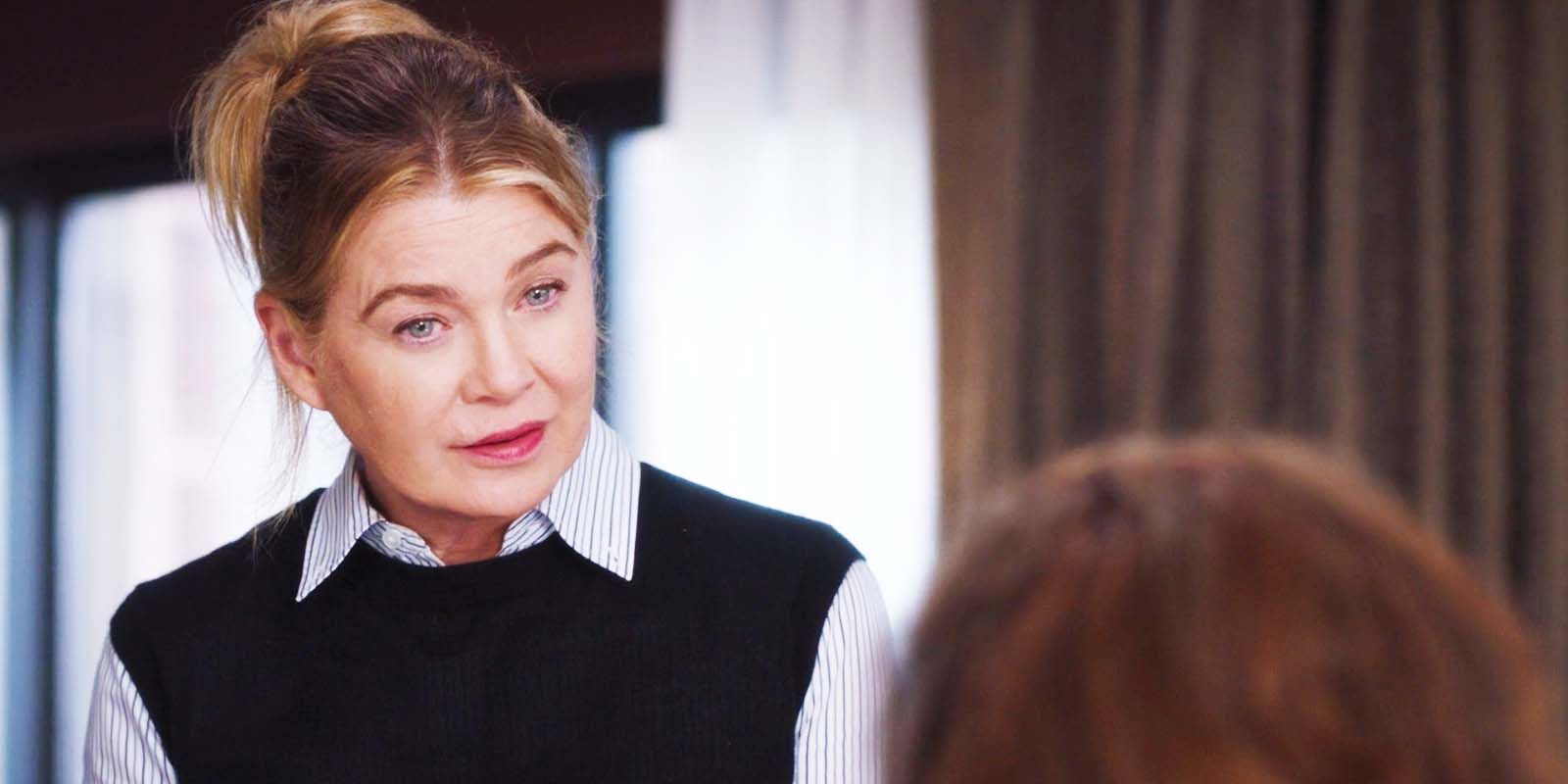 Ellen Pompeo as Meredith Grey in Grey's Anatomy season 21 episode 1-1