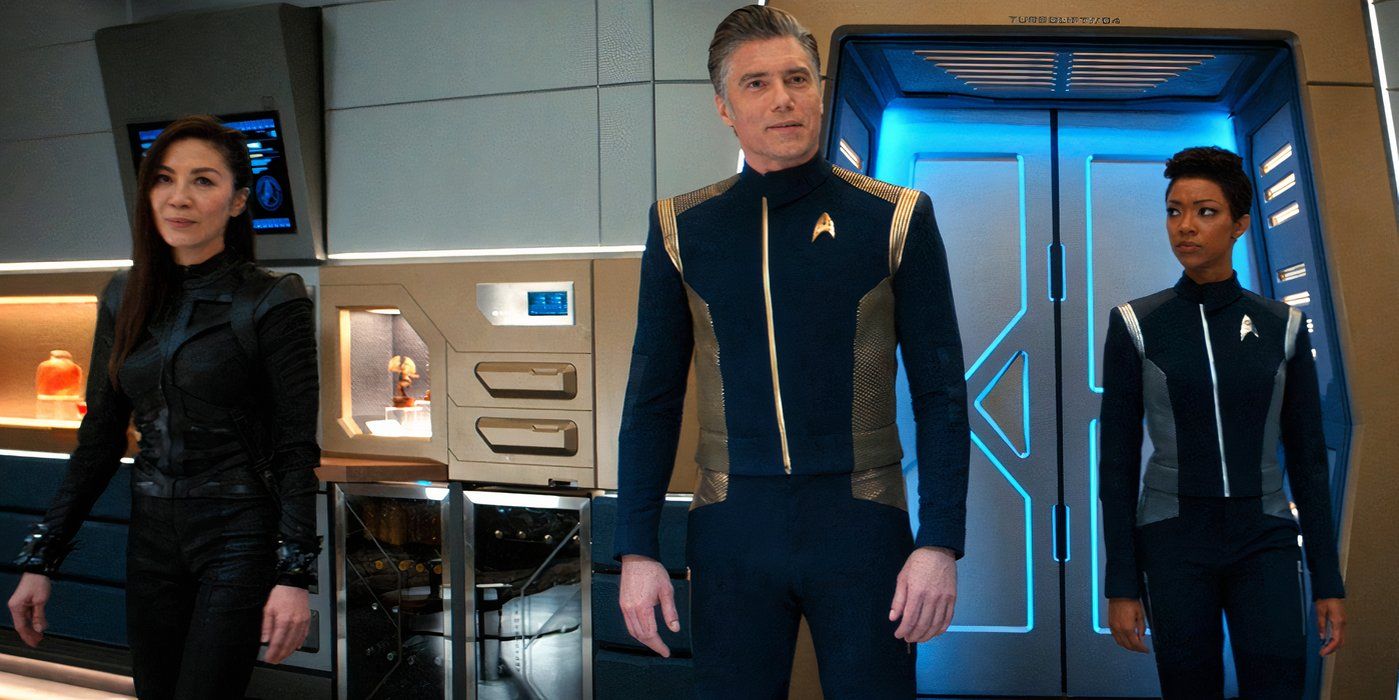 Imperador Georgiou Capitão Pike Comandante Burnham Star Trek Discovery