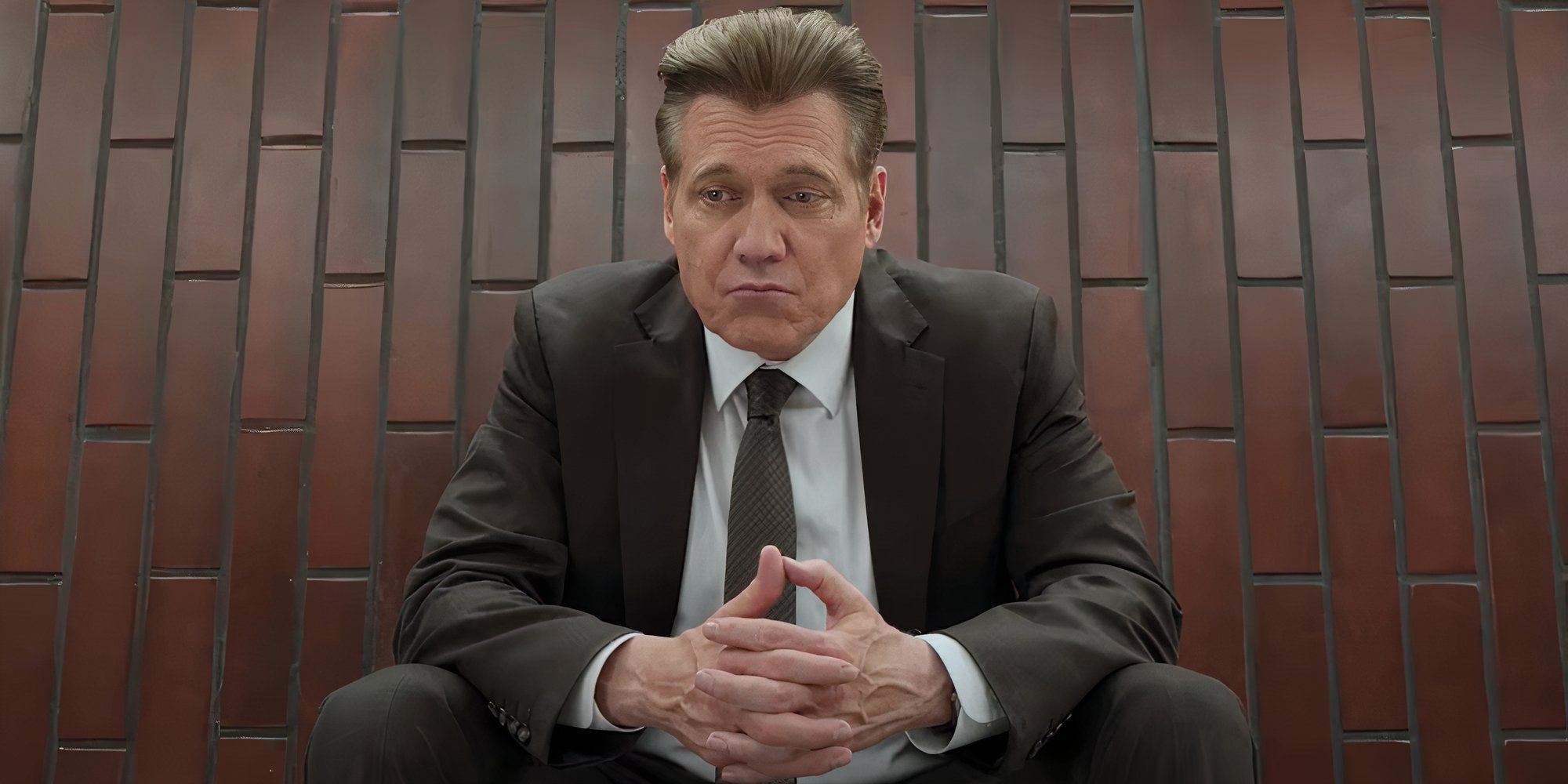 Ex-cop looking frustrated in The Lincoln Lawyer season 3