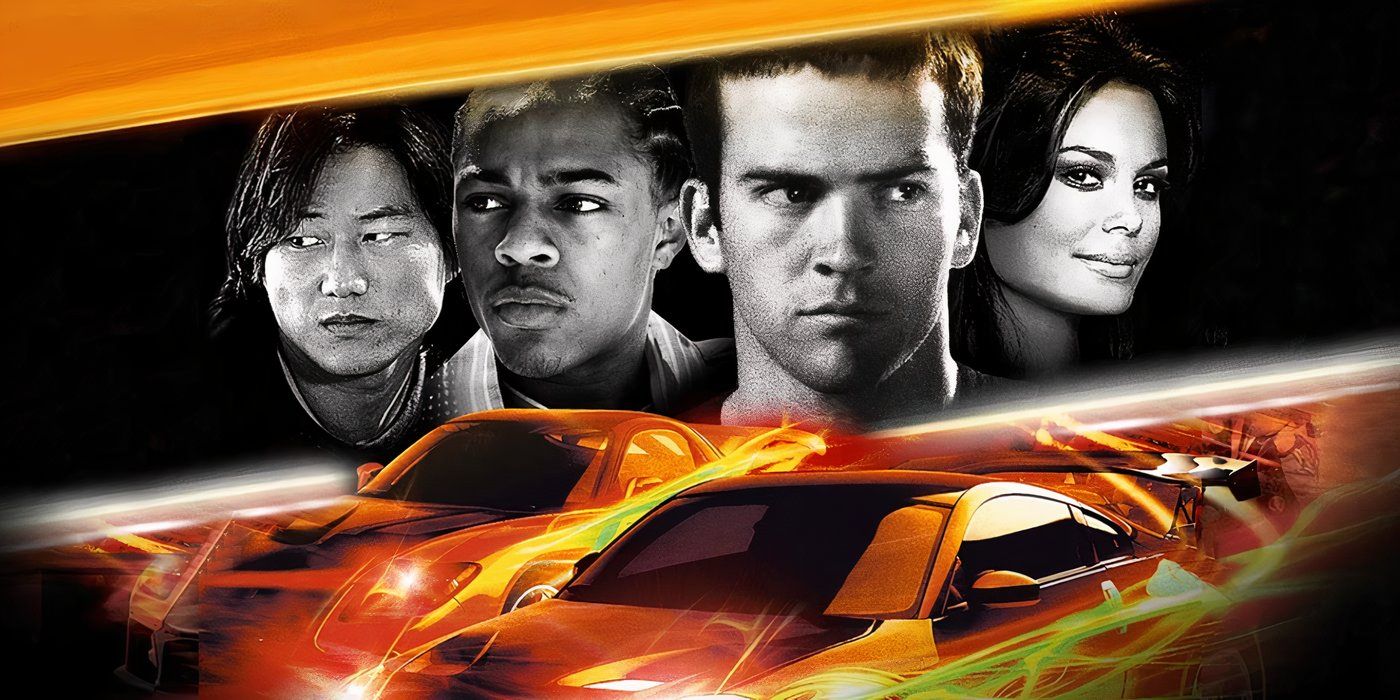 Fast and Furious Movie Tokyo drift poster, with Han on the left. 