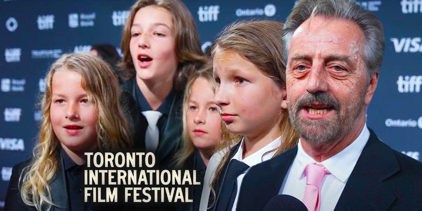 Arlo Janson, Atlas Jason, Homer Janson, Ulysses Janson, and Leland Douglas on the Nutcrackers red carpet at TIFF 2024.