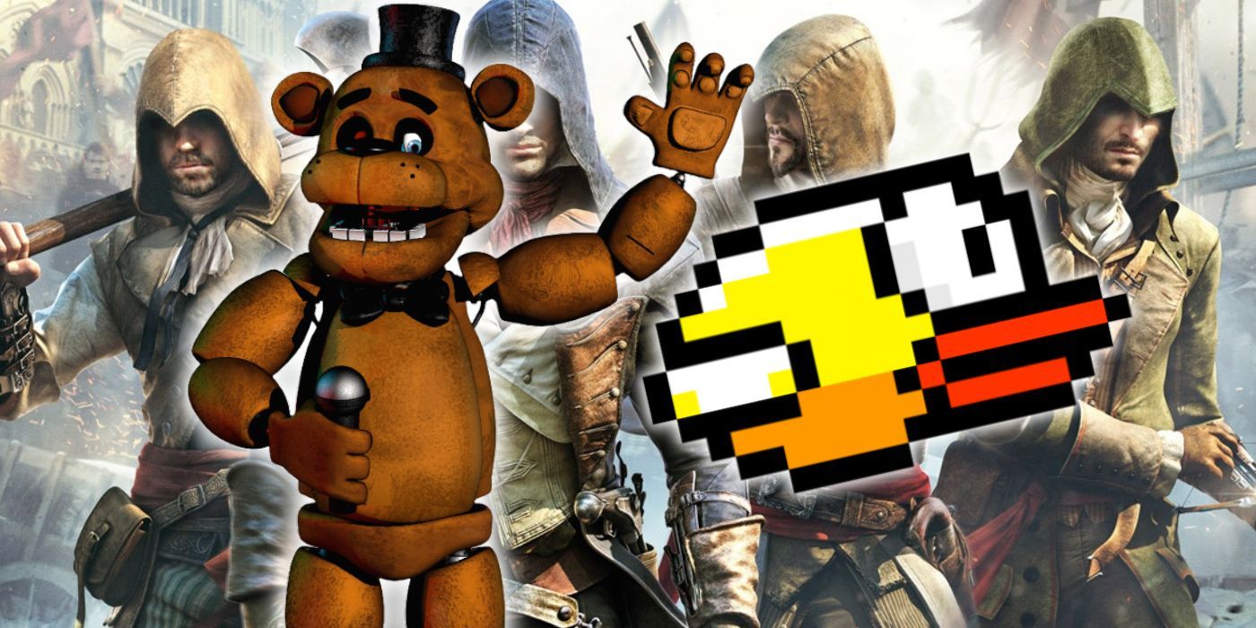 Freddy Fazbear, Flappy Bird, and the crew from Assassin&rsquo;s Creed: Unity