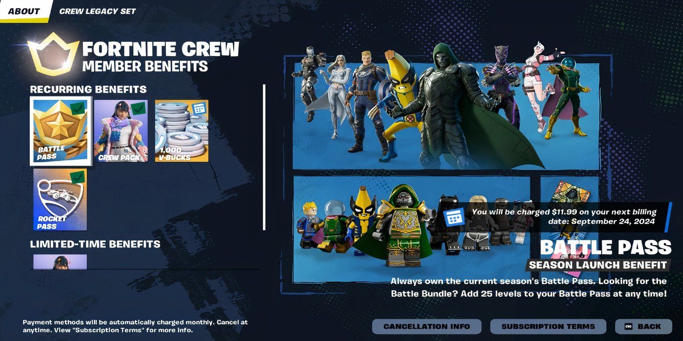 Fortnite Crew September 2024 (Start Date, Price, & Rewards)