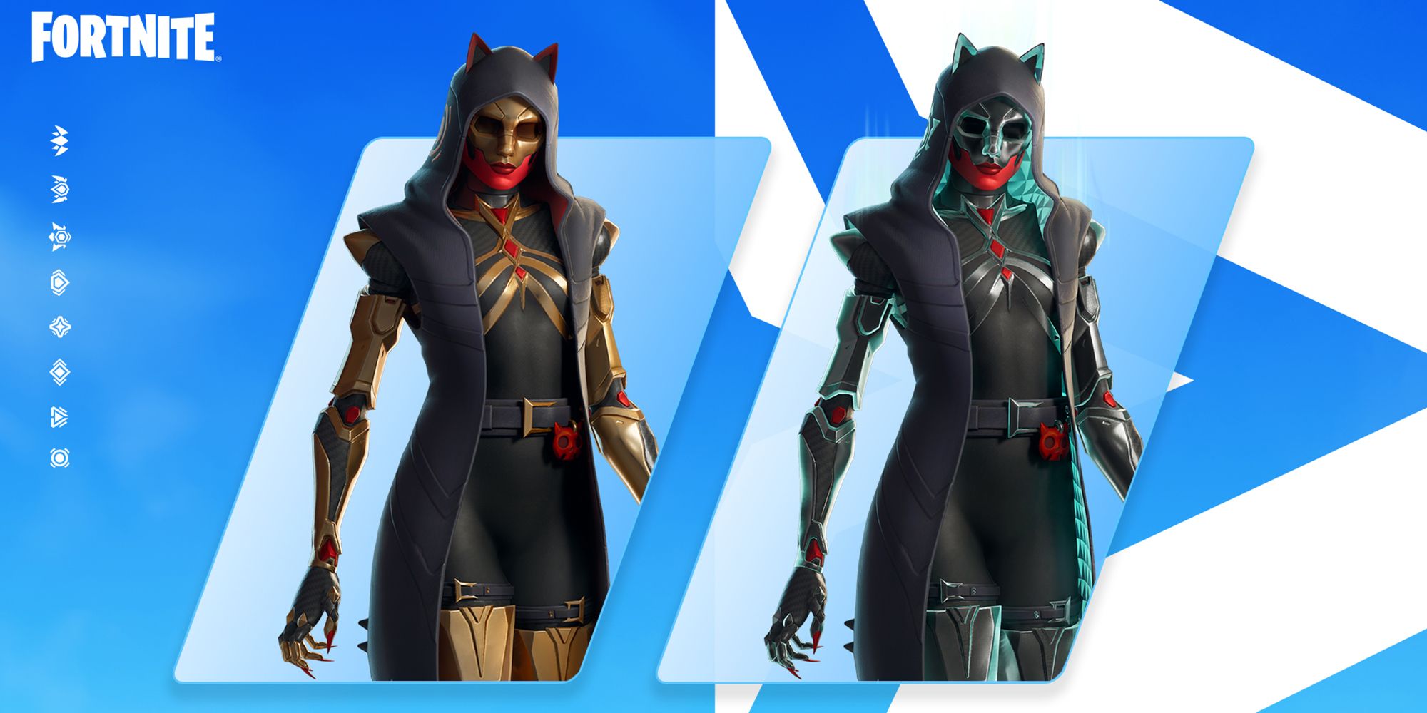 Felina's Gold and Platinum styles in Fortnite