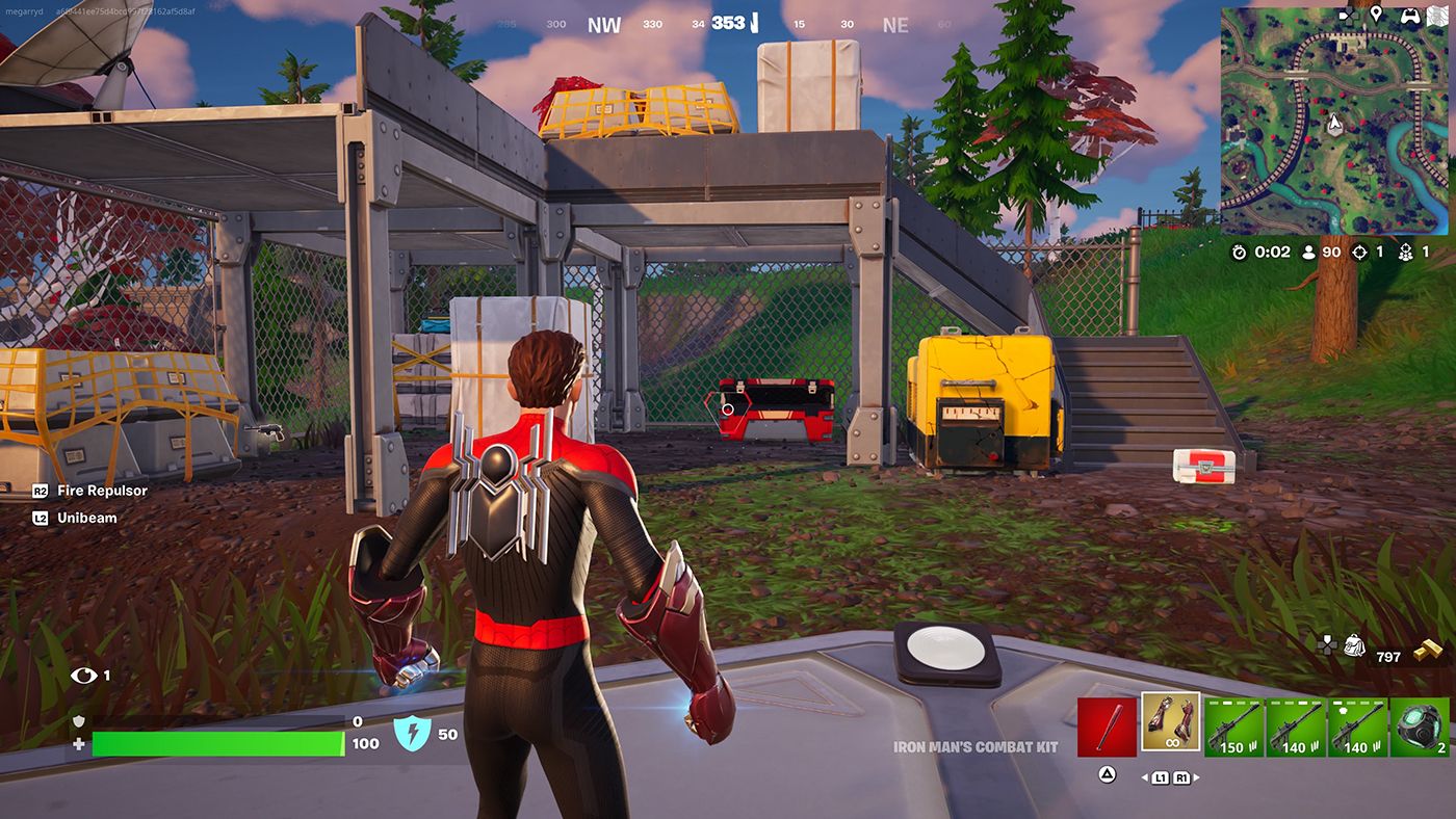 Где найти сундуки и арсеналы Stark Industries в Fortnite (все локации)