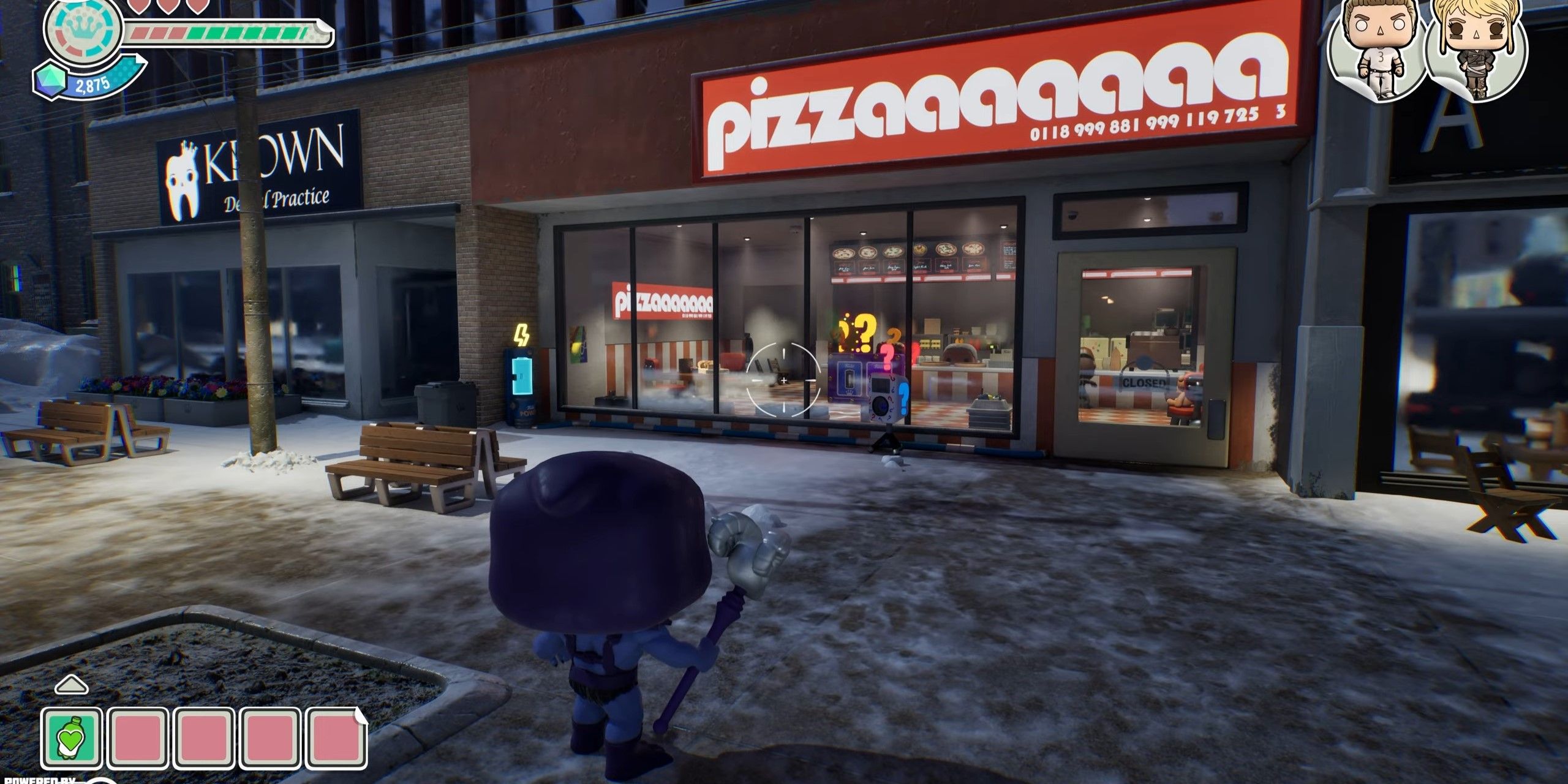 The pizzaaaa restaurant in Funko Fusion