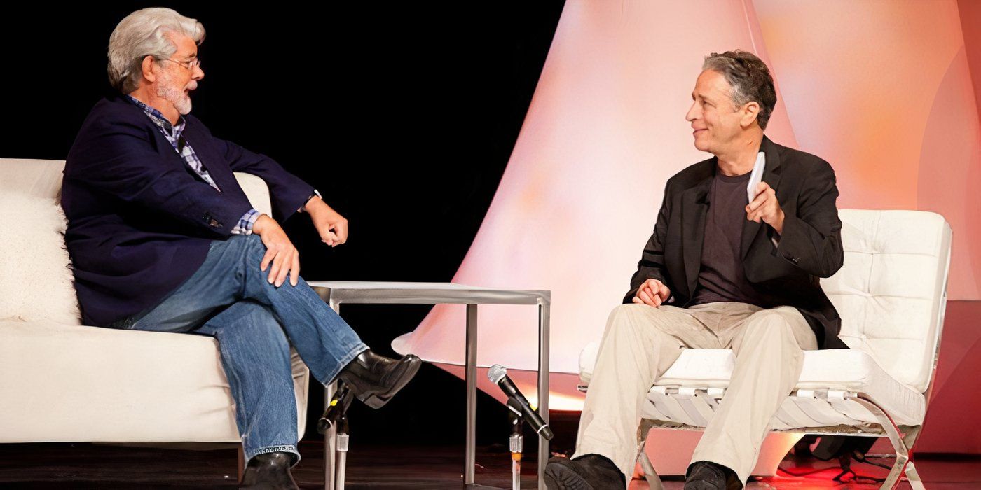 Jon Stewart interviews George Lucas at Star Wars Celebration V