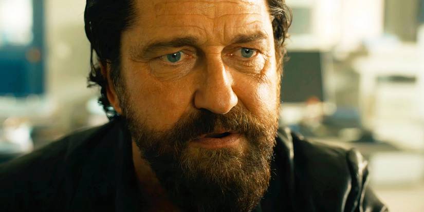 Close-up of Gerard Butler as Big Nick in Den of Thieves 2 Pantera