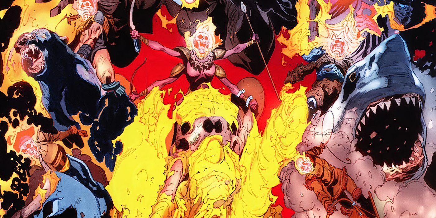 Ghost Rider Variants Shark Rider the Atlantean Vengeance