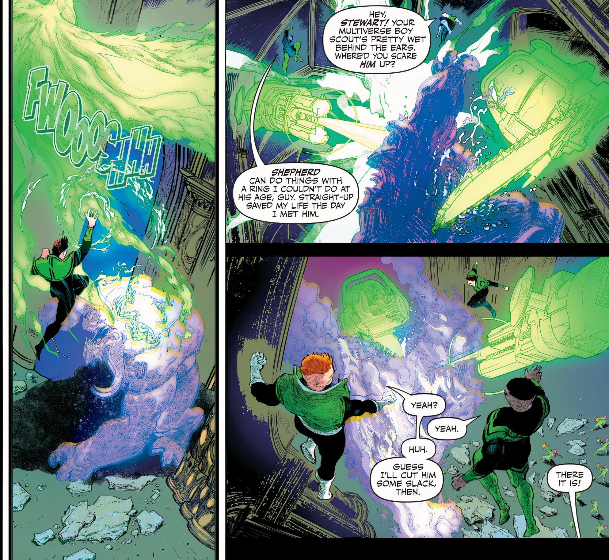 John et Guy de Green Lantern parlent du potentiel de Shepherd dans DC