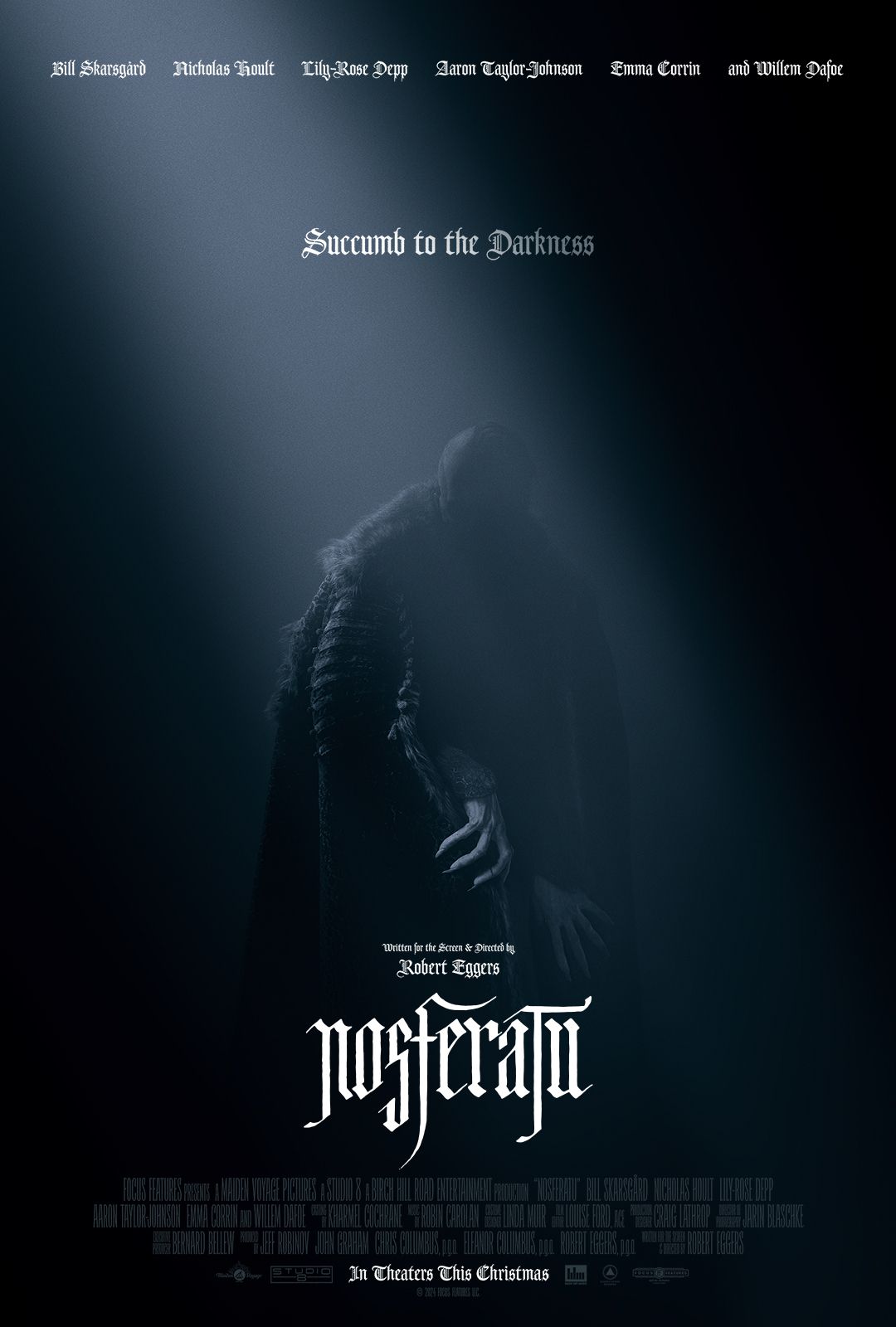 El póster de Nosferatu ofrece la mejor visión hasta el momento del terrorífico vampiro de Bill Skarsgard