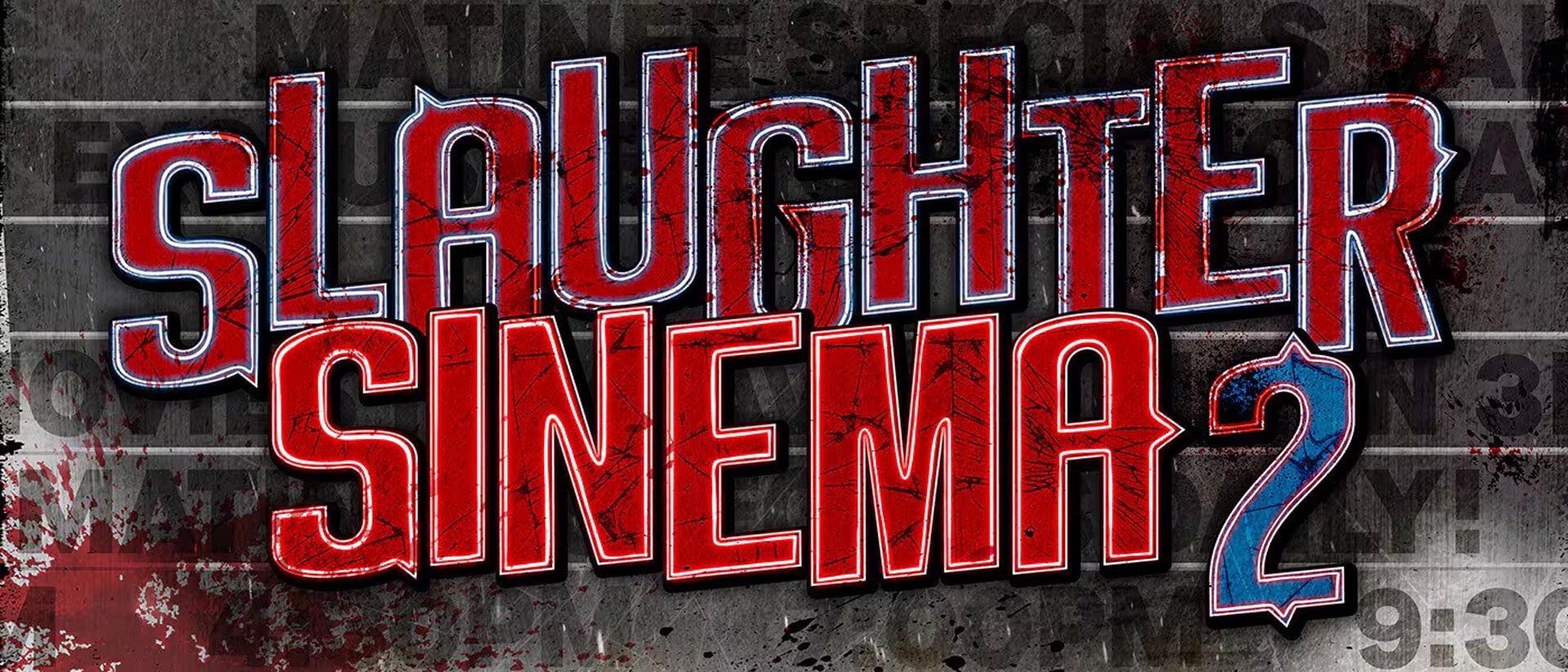 Halloween Horror Nights 33 - Slaughter Sinema 2 Logo Art