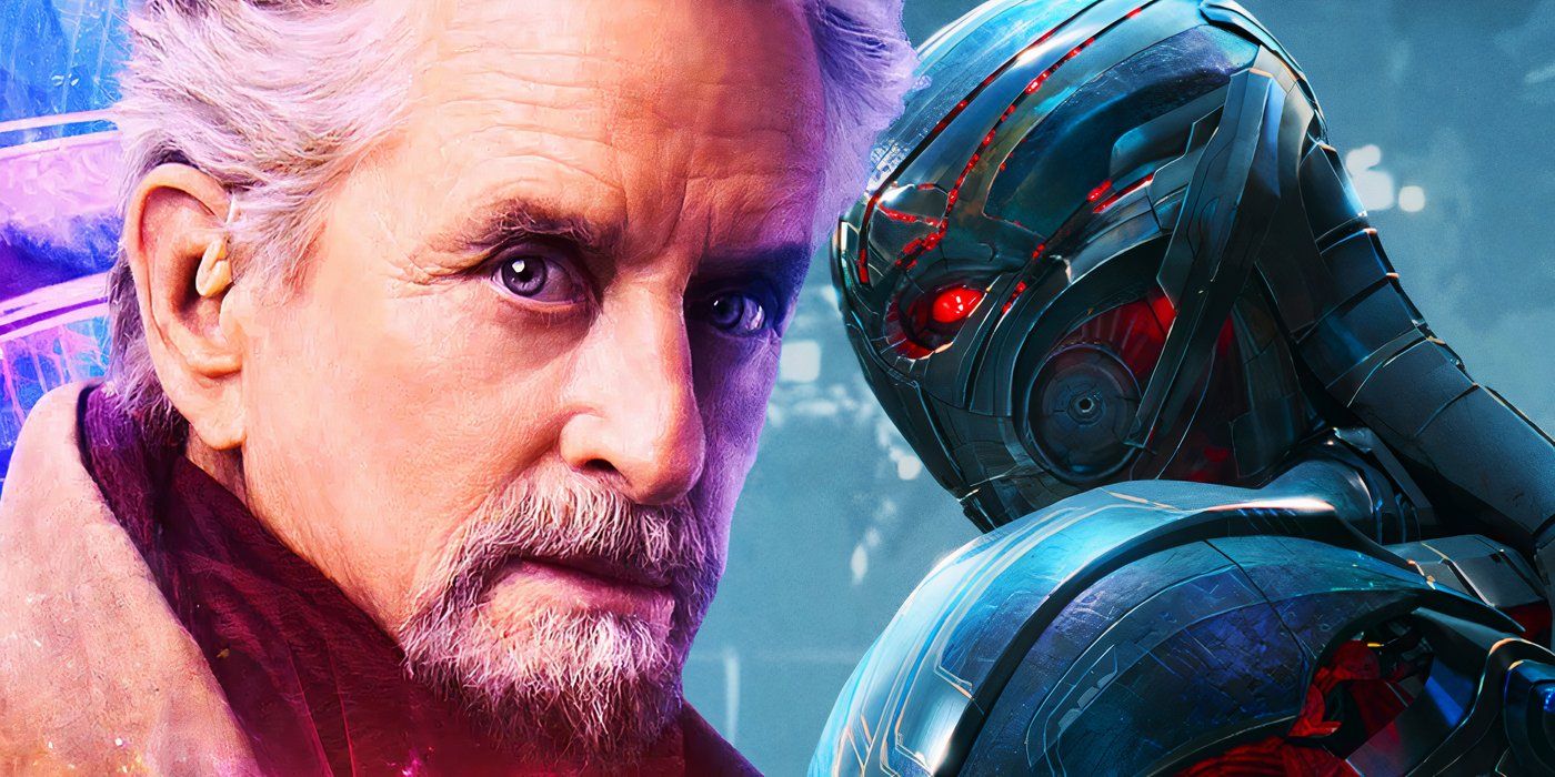 Hank Pym in Ant-Man and the Wasp Quantumania with Ultron in the MCU's Phase 2