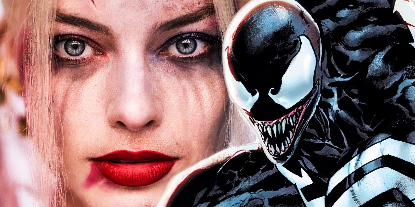 Harley Quinn Is Venom's Most Unique Host in Dark Cosplay