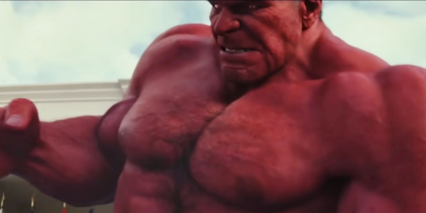 How Red Hulk's Transformation Compares To The MCU's Hulk