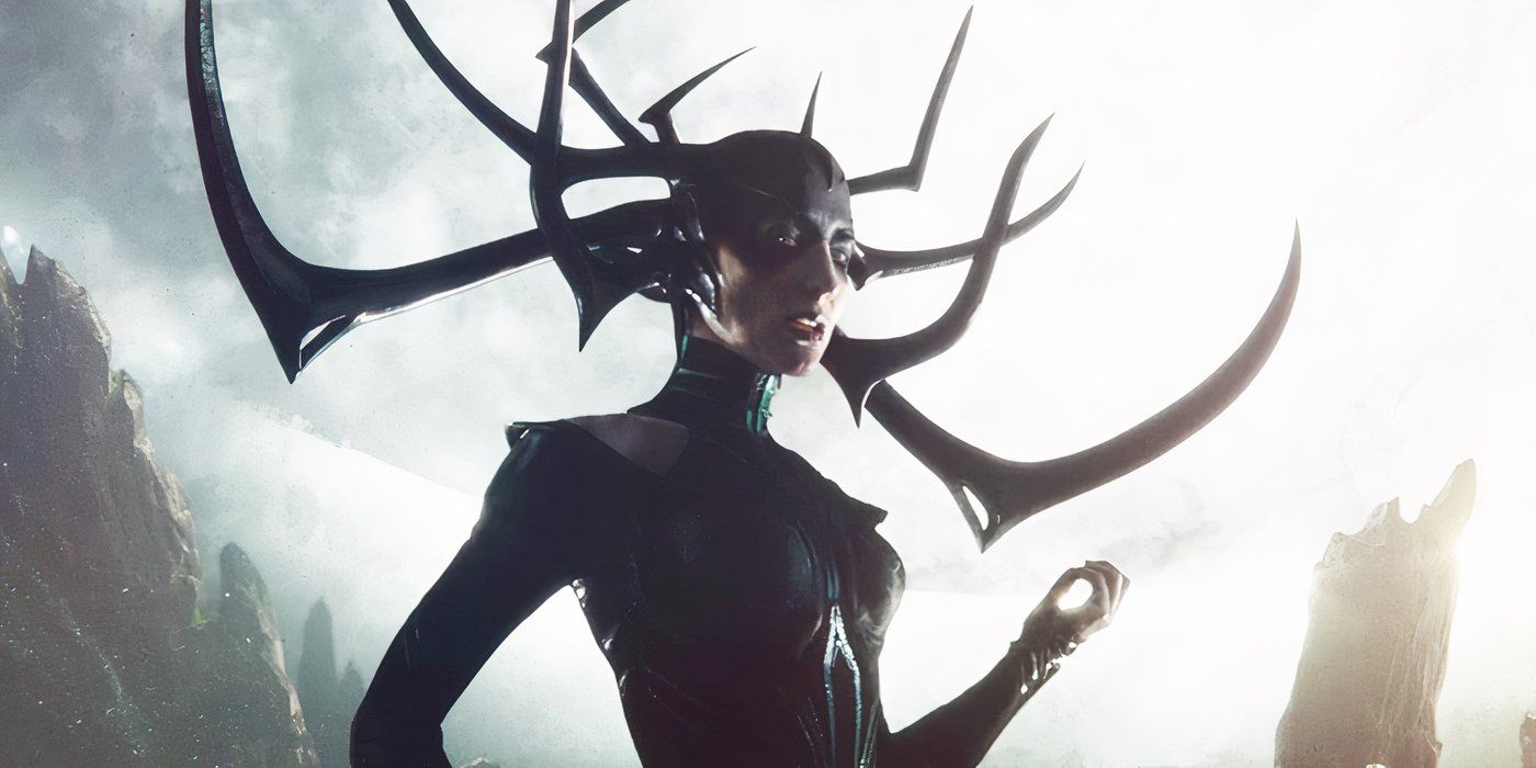 Hela lucha contra Valquiria en Thor Ragnarok