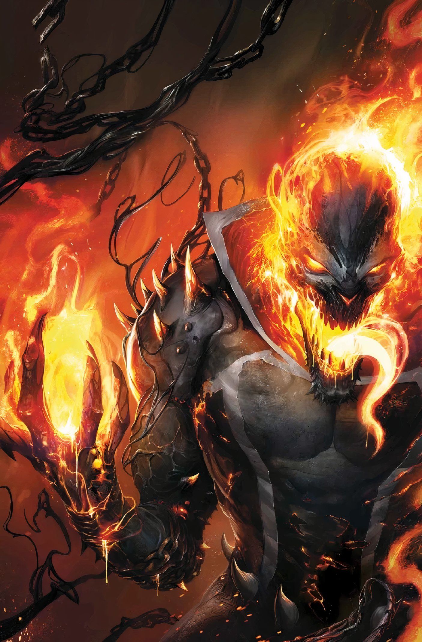 Host Rider Is Ghost Rider Fused With Venom