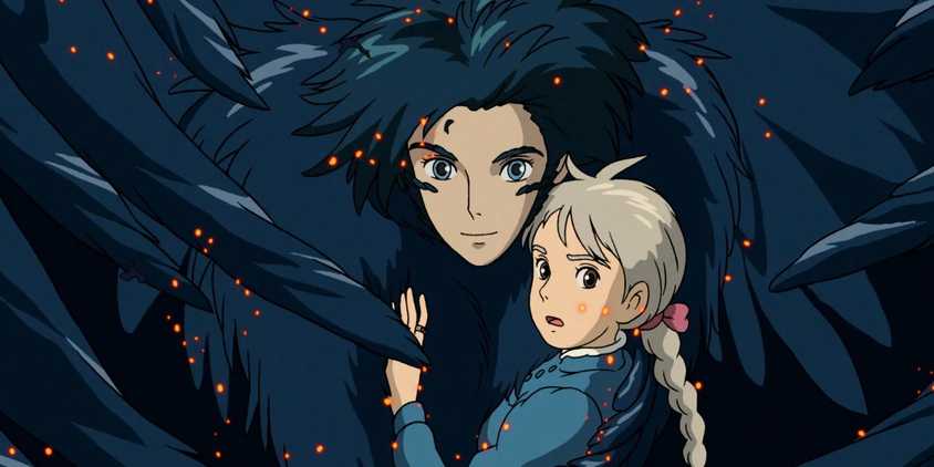 Sophie and Howl in Howl's Moving Castle