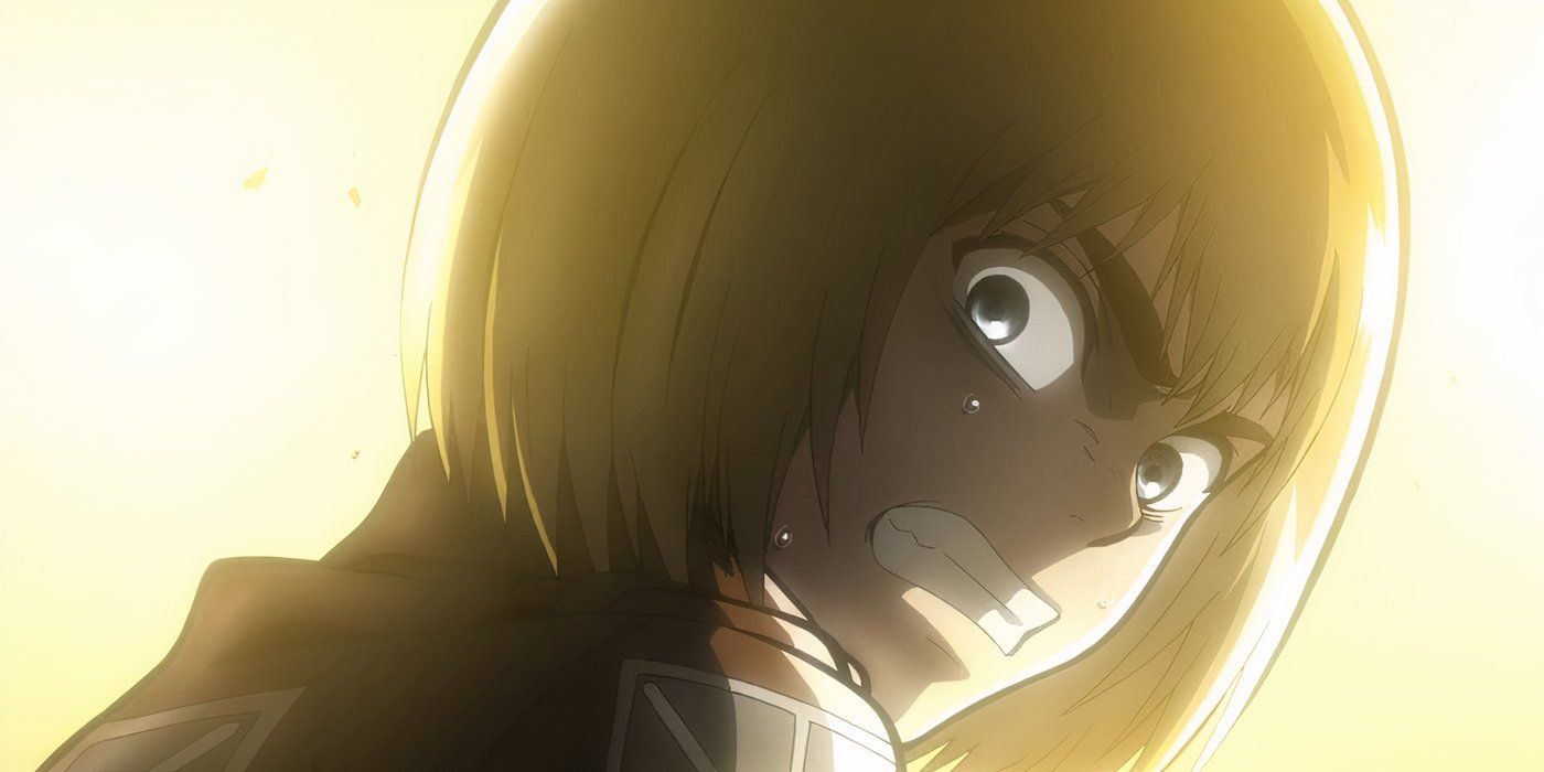 Armin Arlert faz discurso para proteger Eren e Mikasa Attack on Titan