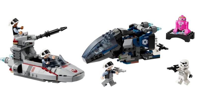 Imperial Dropship vs. Rebel Scout Speeder 40755 Set