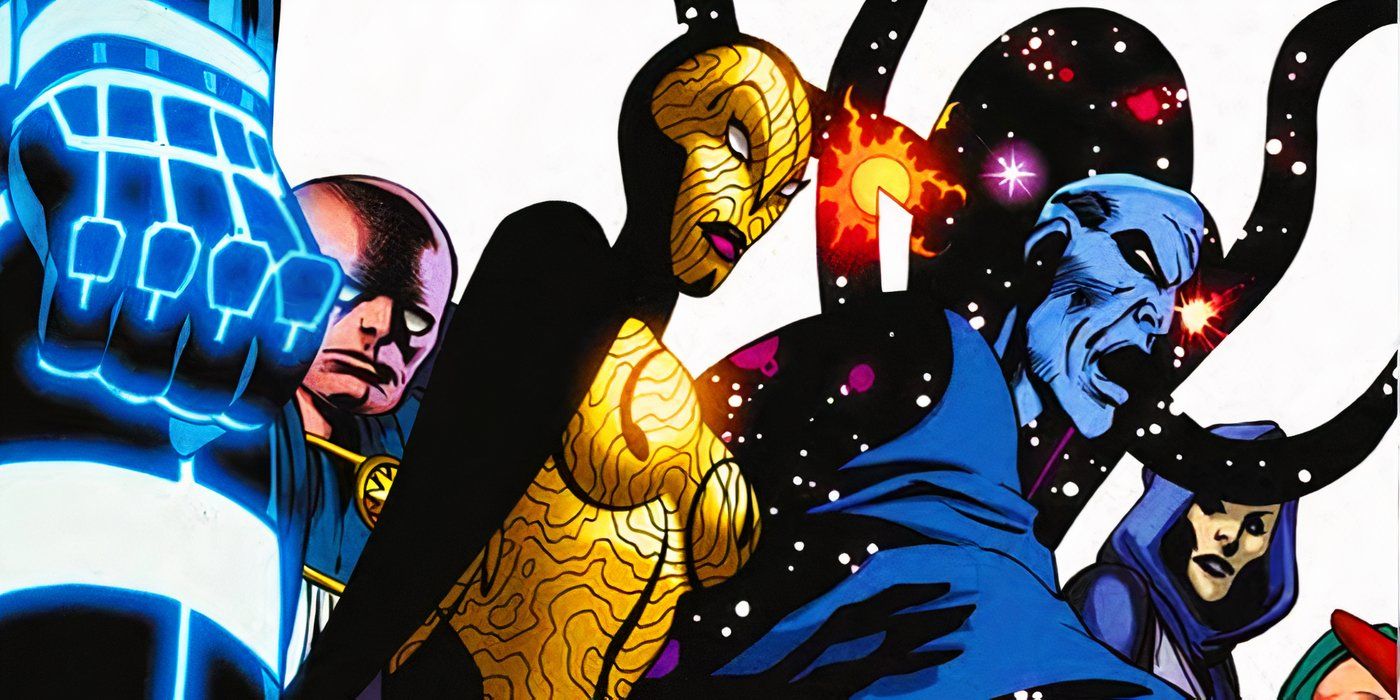 Infinity with her cosmic siblings in Marvel Comics