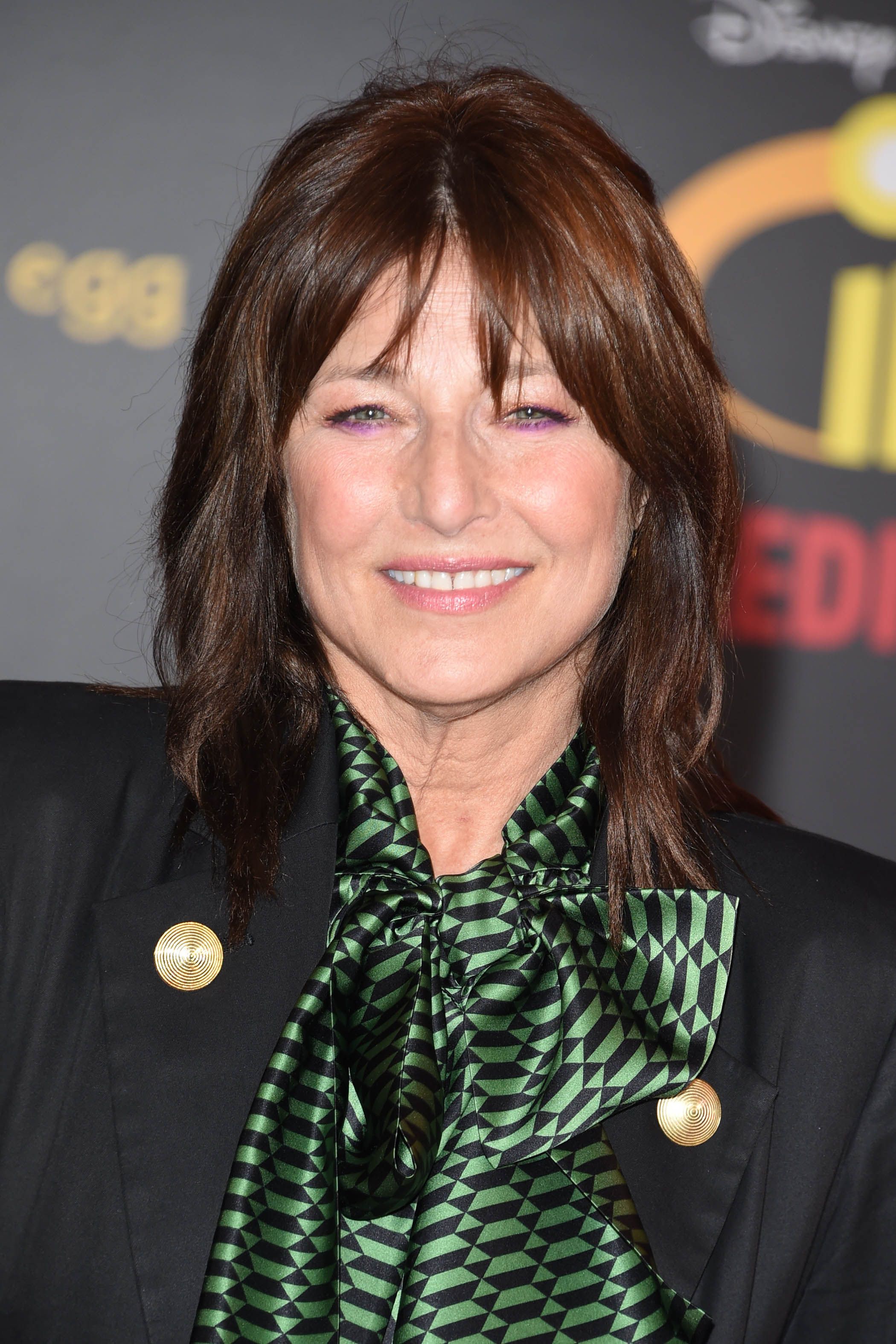 Shot in the head of Catherine Keener