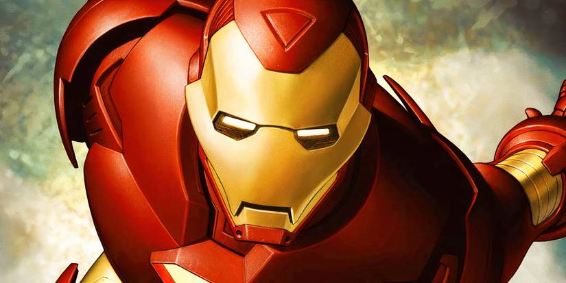 Iron Man flying in Marvel Comics