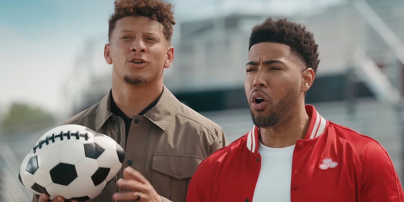 Jake de State Farm con Patrick Mahomes