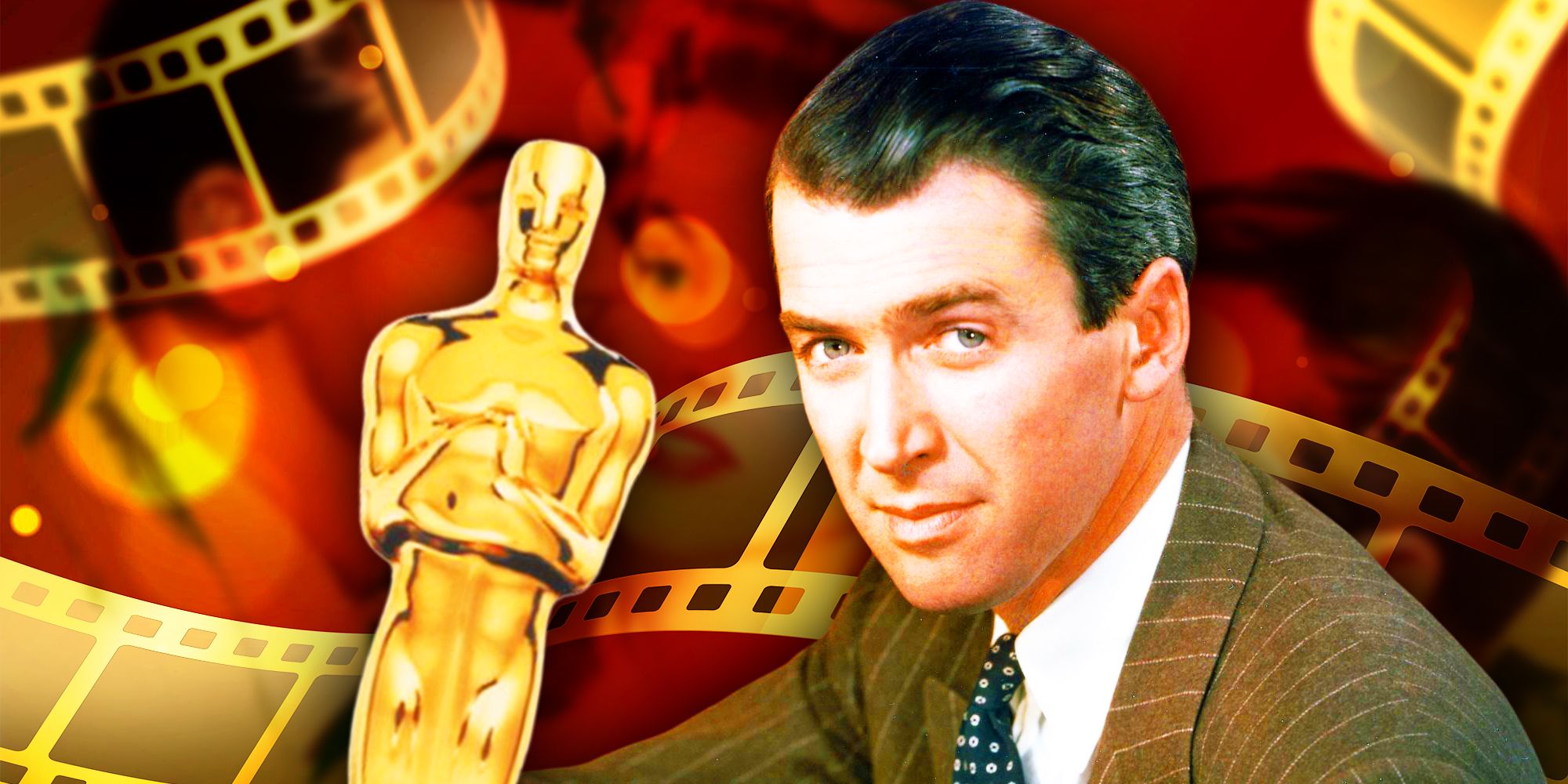 James Stewart tuvo 3 películas que merecieron un Oscar en un lapso de 1 año, antes de ganar su premio a Mejor Actor