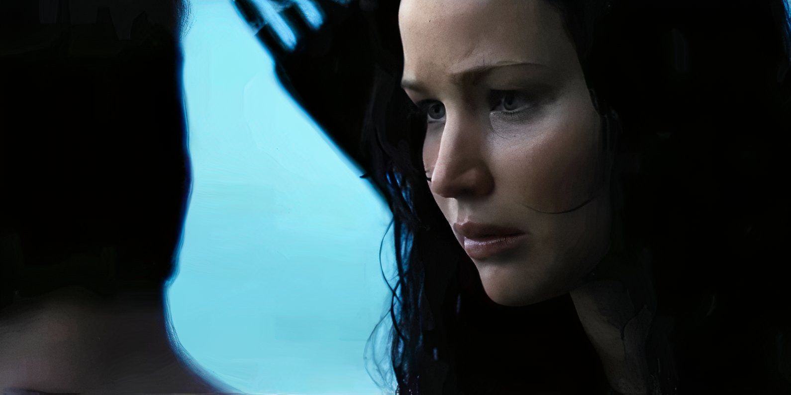 Jennifer Lawrence como Katniss en 