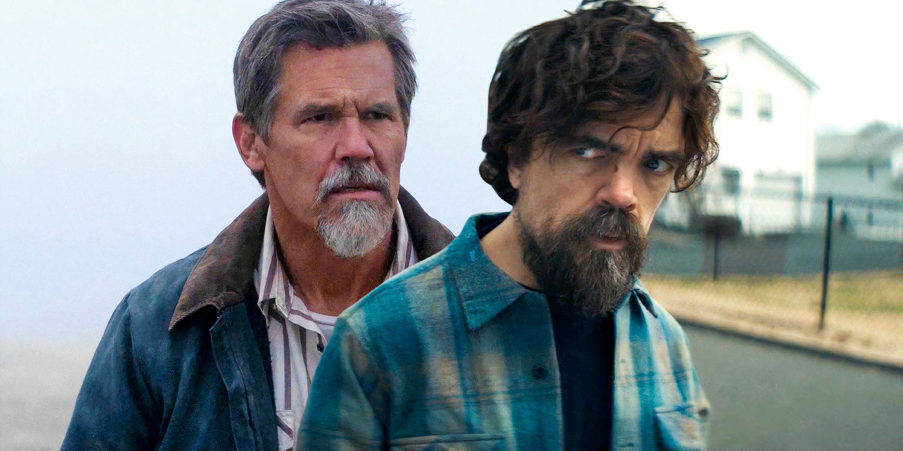 Imágenes de los hermanos: Josh Brolin y Peter Dinklage son gemelos en el primer vistazo a la película de comedia Heist