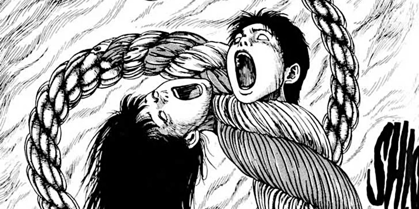 Melhores momentos de Junji Ito Uzumaki Kazunori e Yoriko