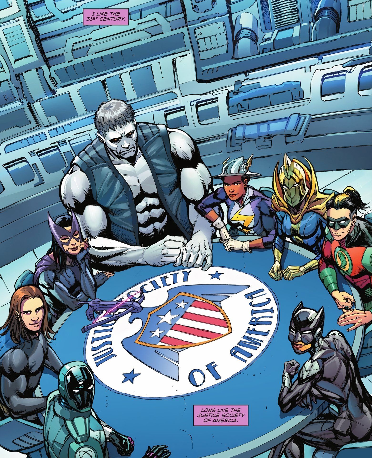 Justice Society of America 11 31st Century Team