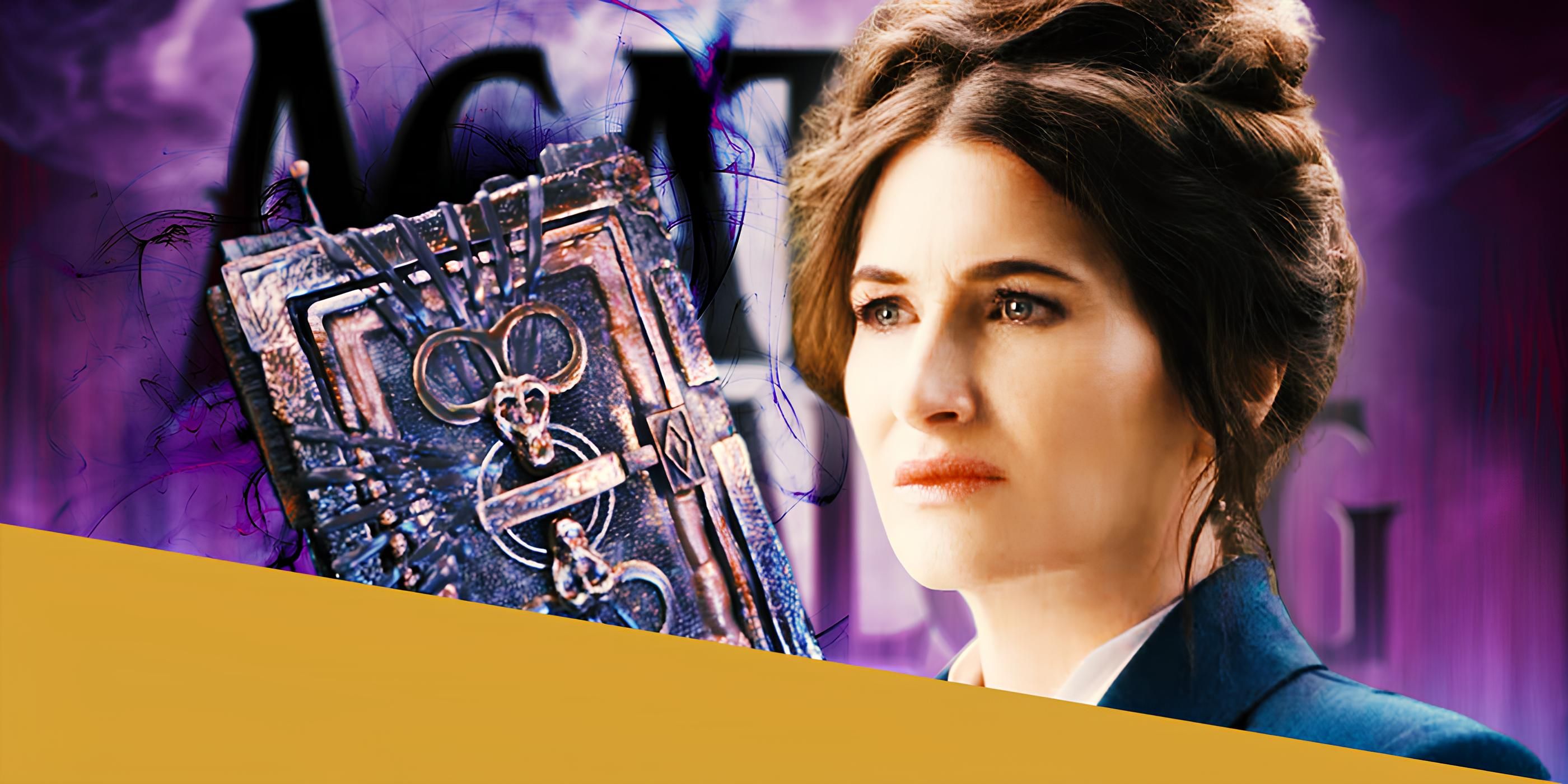 Kathryn Hahn as Agatha Harkness Next to the Darkhold