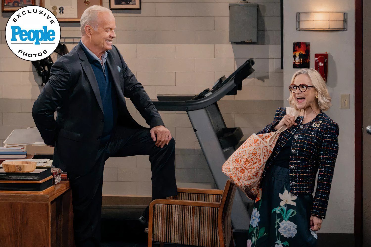 Dr. Crane's KACL Studio Return & Character Reunions Revealed In Frasier Reboot Season 2 Images