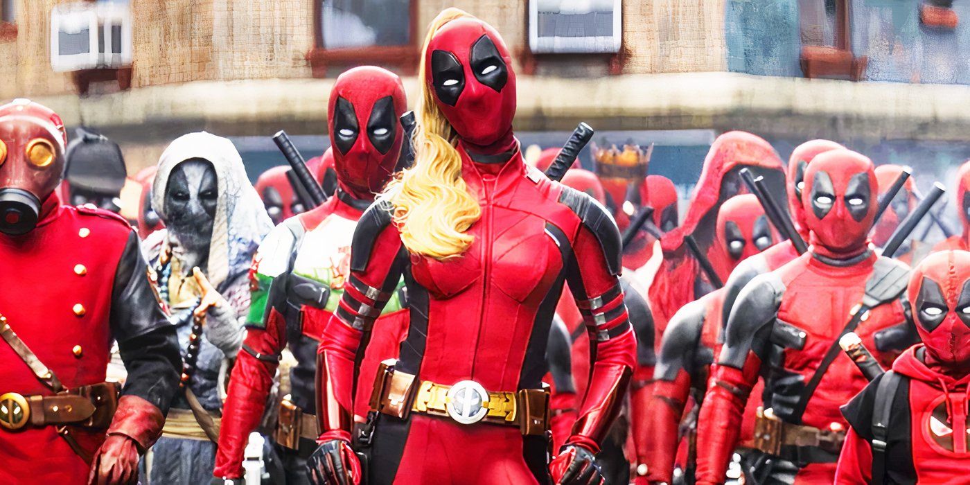 Lady Deadpool liderando o Deadpool Corps em Deadpool & Wolverine