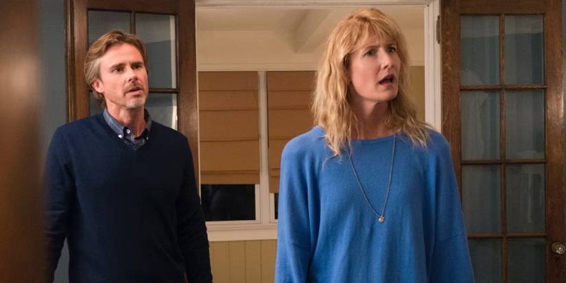 Laura Dern looking shocked in The Fault in Our Stars