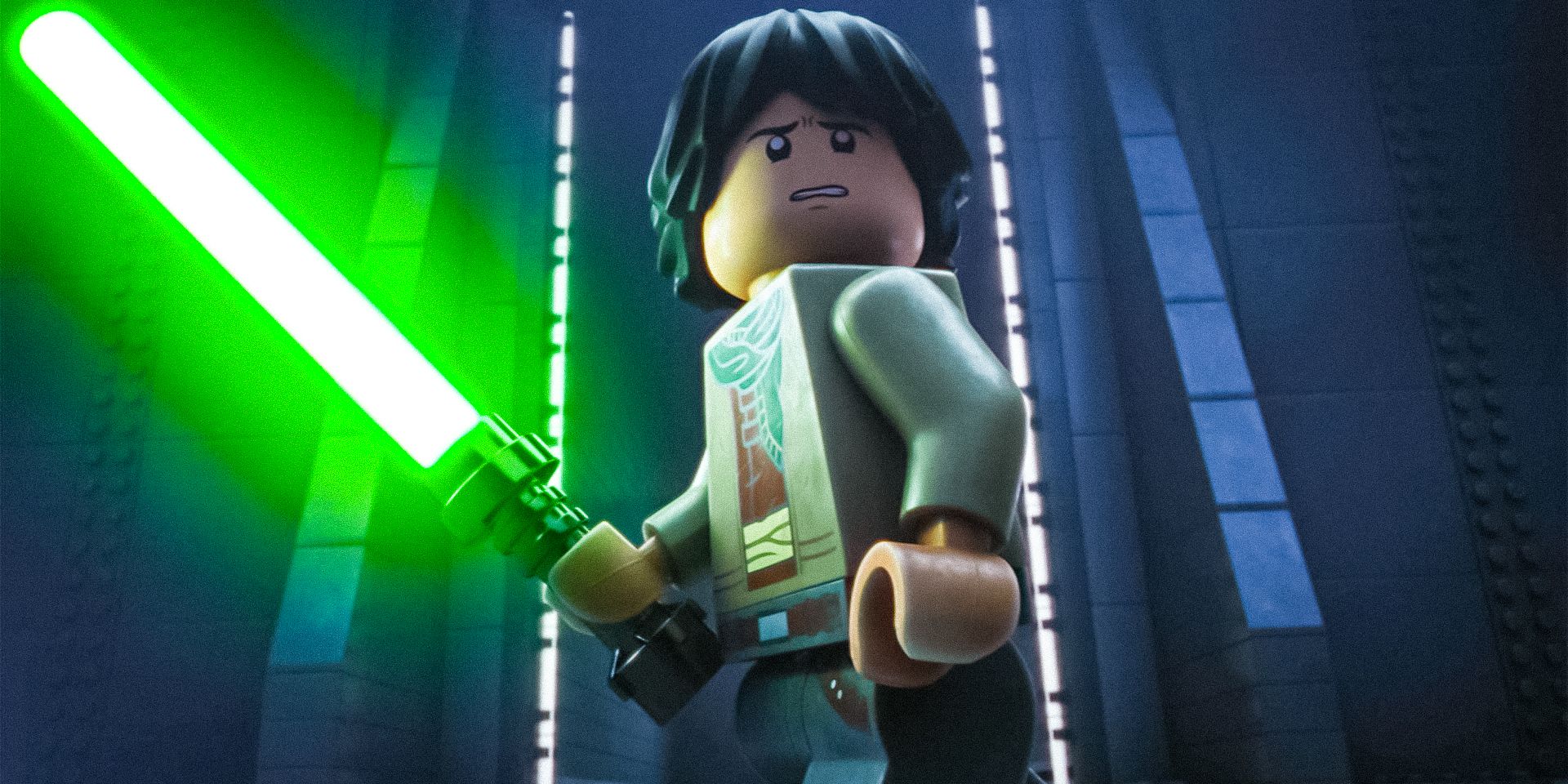 Sig segurando seu sabre de luz em LEGO Star Wars: Rebuild the Galaxy, temporada 1, episódio 4