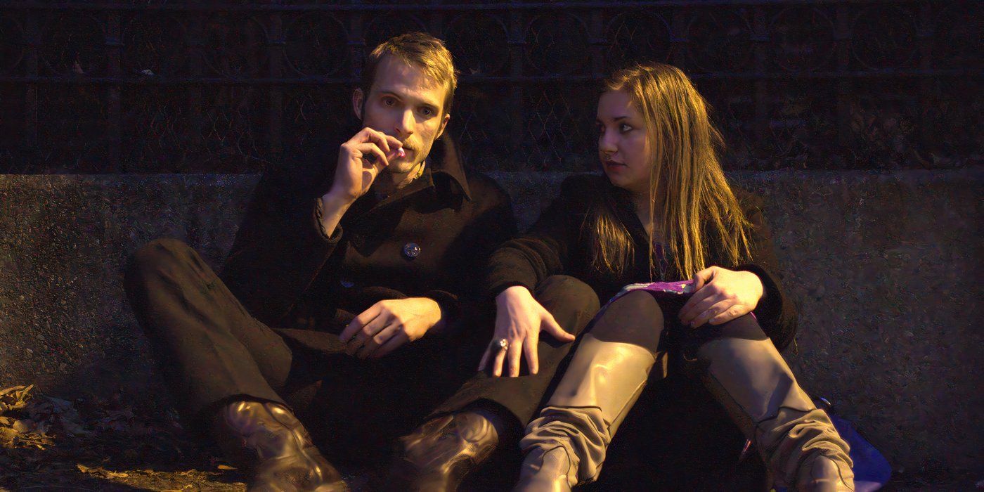 David Call smoking a cigarette with Lena Dunham in Tiny Furniture