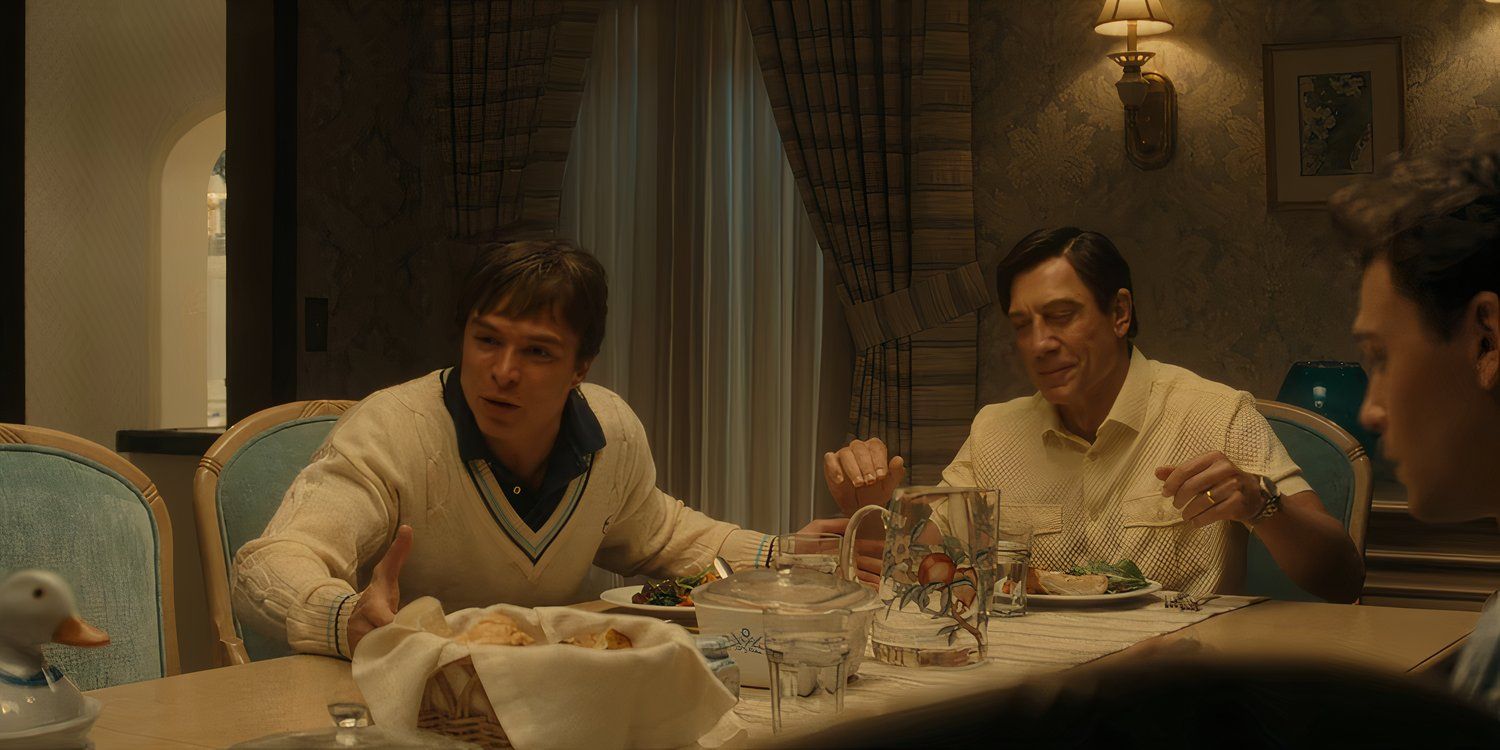 Lyle yells at the dinner table in Monsters Season 2