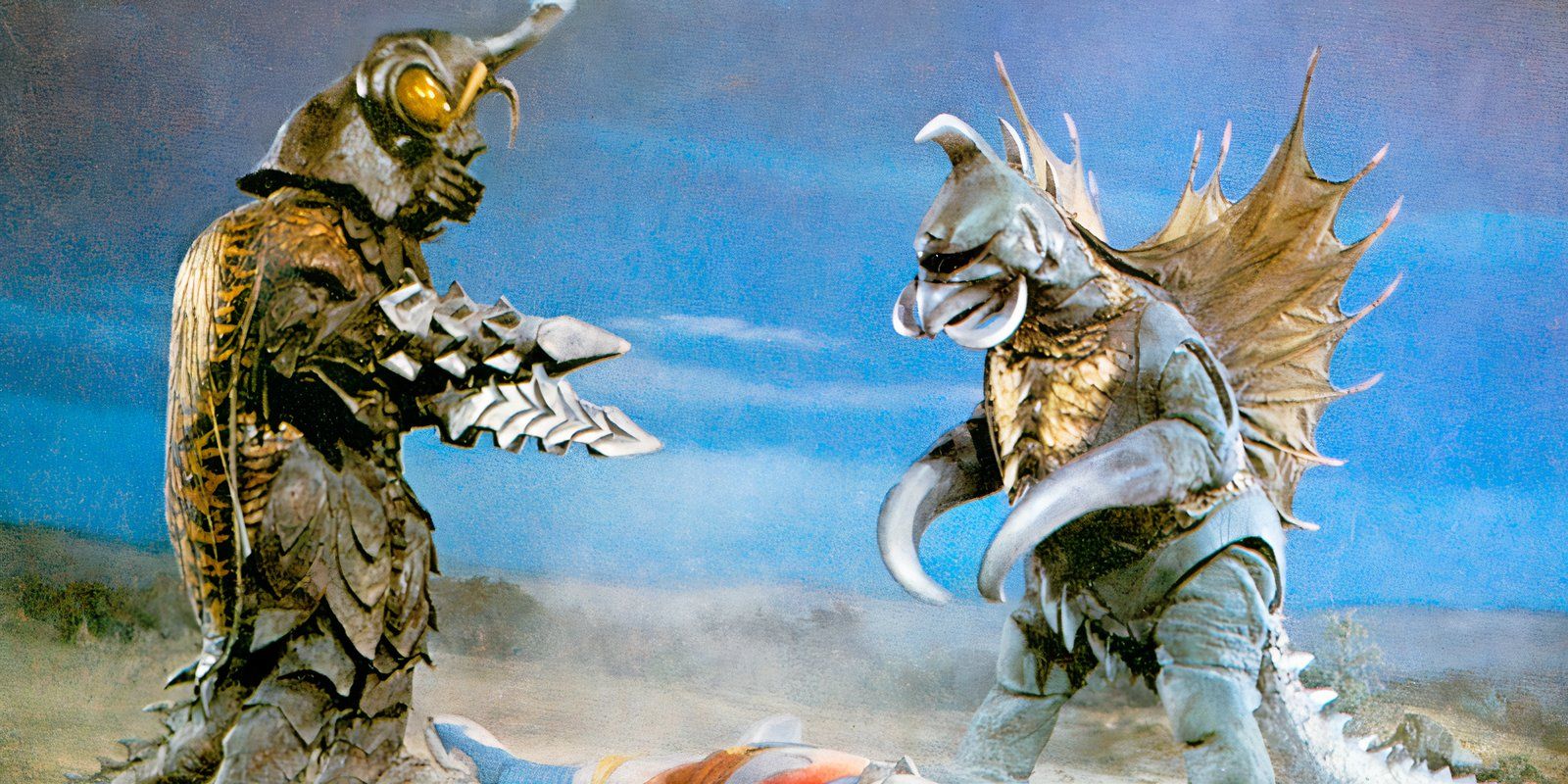 Megalon e Gigan em Godzilla vs Megalon (1973)