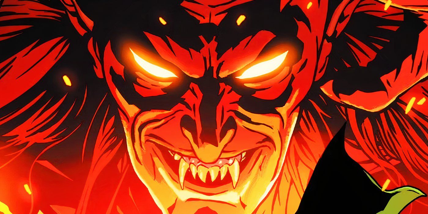 Mephisto grinning in Marvel Comics