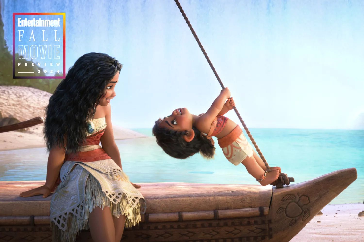 La hermana pequeña de Moana se ve adorable más de cerca en las nuevas imágenes de Moana 2